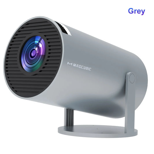 4K Android 11 Projector HY300 Pro with WiFi 6, 290 ANSI Lumens, Allwinner H713, Bluetooth 5.0, 1080P and 1280x720P for Outdoor Cinema, Portable Design